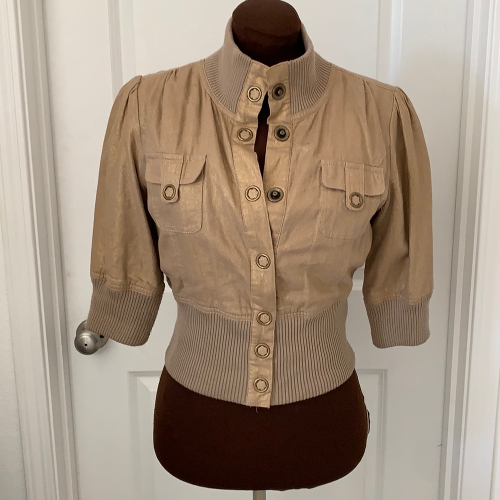 Wet Seal Linen Jacket